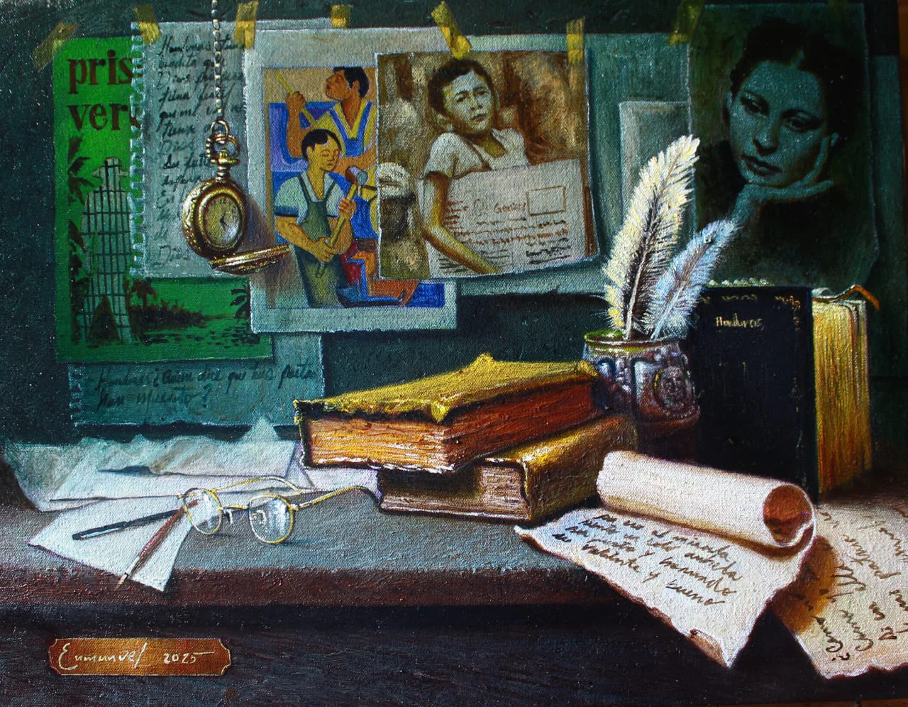 Obra: Memorias en papel y tiempo por Enmanuel Membreño Obra Memorias en papel y tiempo
